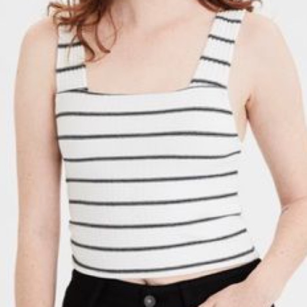 American Eagle Striped Tank Top